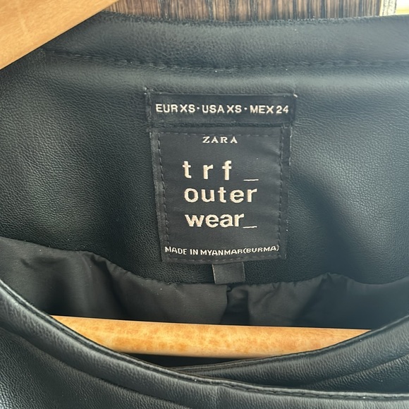 Zara faux leather jacket - Picture 3 of 5